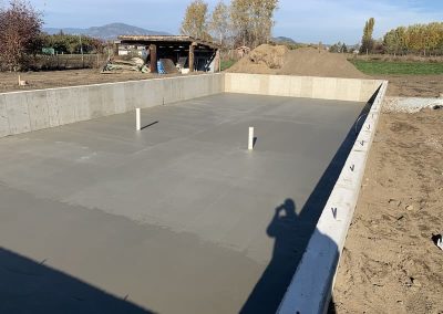 Benv completed basement after pour