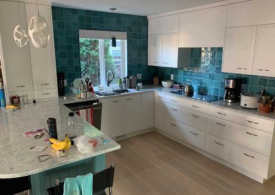 Silverberry Kitchen – Silverberry kitchen with colourful tile backsplash