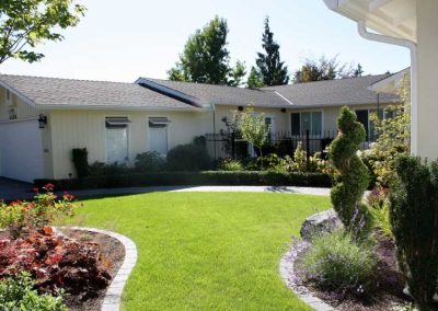 LoneWolf Homes Mission bungalow finished landscaping