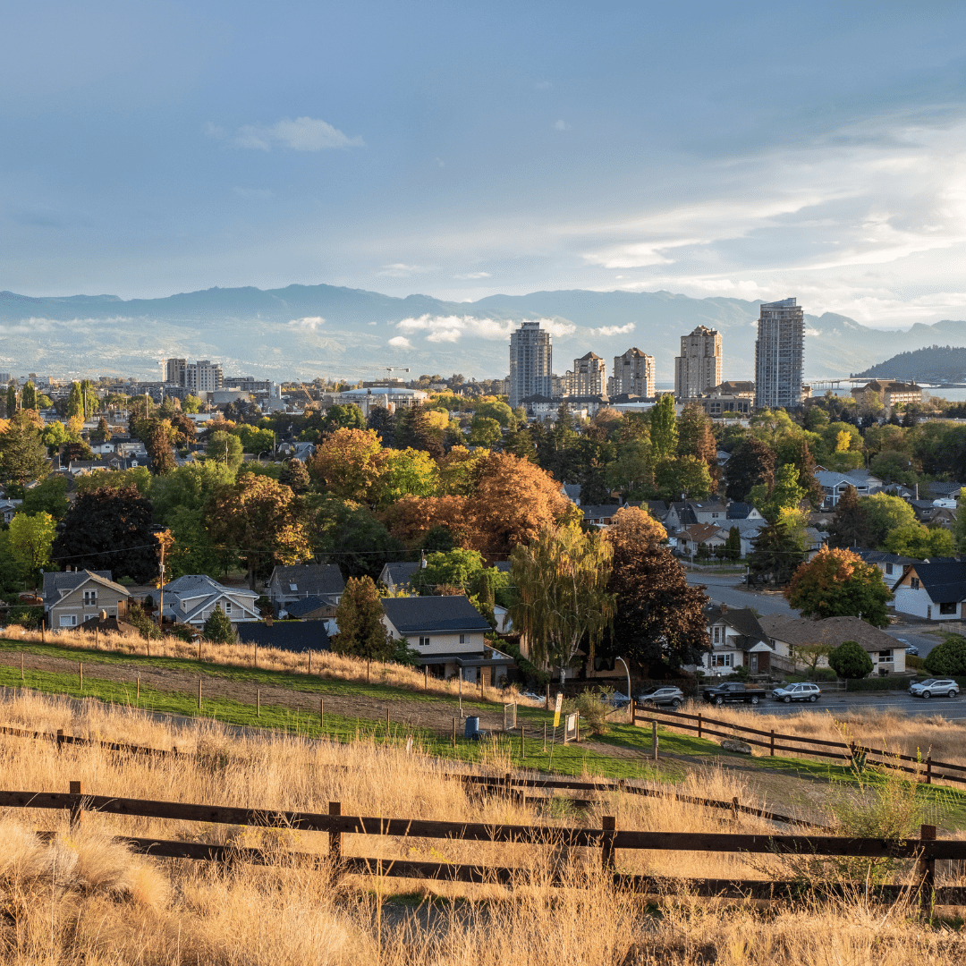 Overlooking the Okanagan Valley
